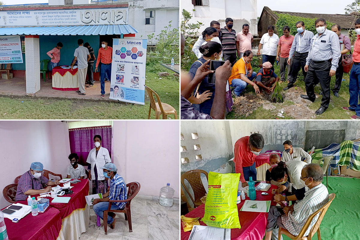 Outreach Clinic at Alap Club, Durgapur