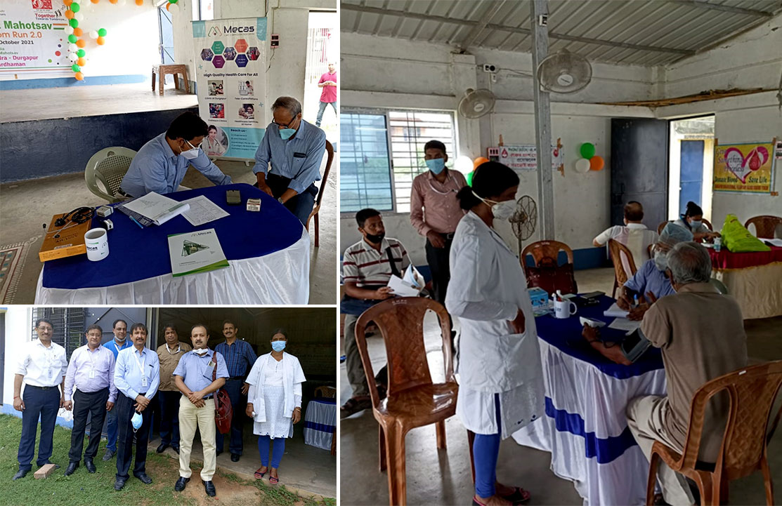 Outreach Clinic at Sanskritik Lokmanch, Sector-2A, Bidhannagar